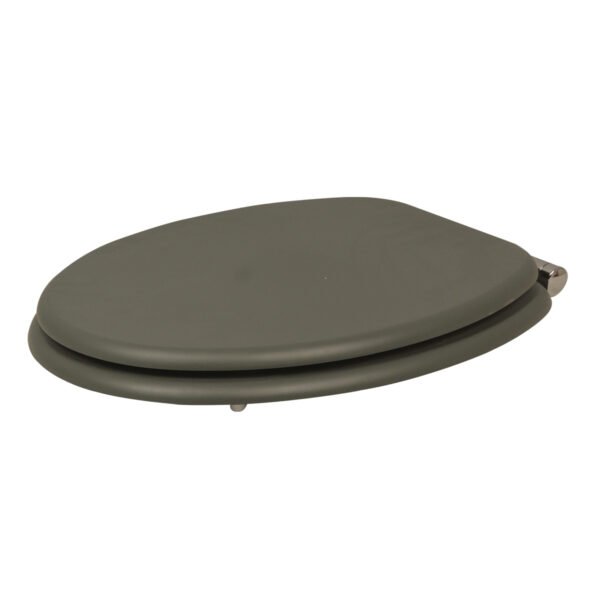 Premium Dark Gray Toilet Seat Cover | Durable MDF/PP/EAV Construction