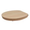 Natural Woodgrain Finish | Modern Toilet Seat Cover | MDF/PP/EAV Materials | Moisture-Resistant & Lightweight