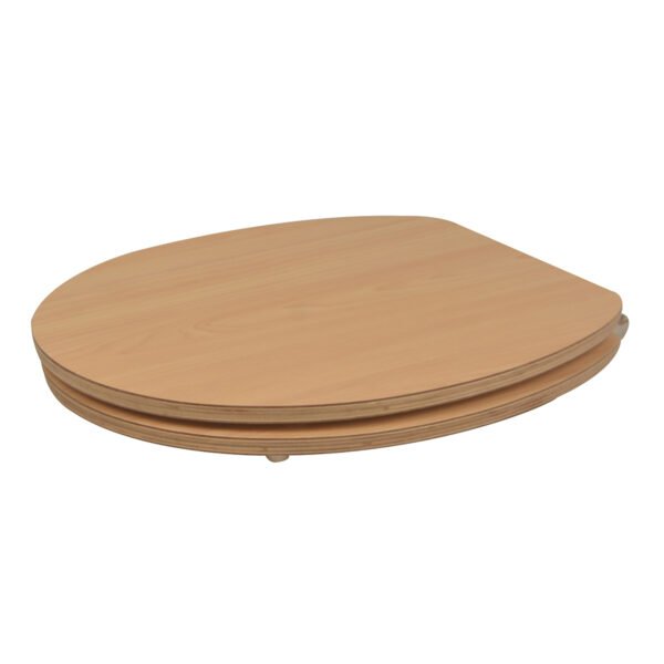 Premium Plywood Toilet Seat in Natural Wood Grain  Durable & Stylish