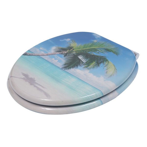 MDF Printed Colorful Thickened Toilet Seat