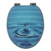 Indulge in Luxury with Our High - Quality Solid Wood Printed Colorful and Thickened Toilet Seat for Home Use
