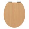 Premium Plywood Toilet Seat in Natural Wood Grain  Durable & Stylish