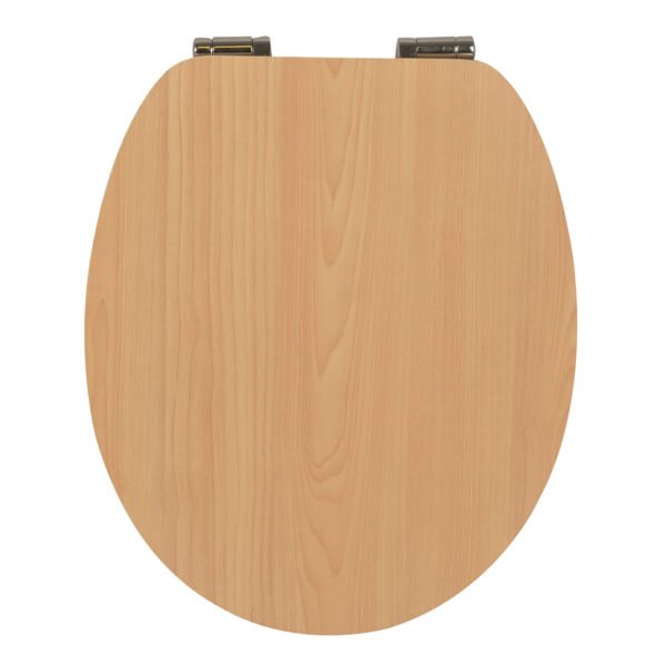 Premium Plywood Toilet Seat in Natural Wood Grain  Durable & Stylish