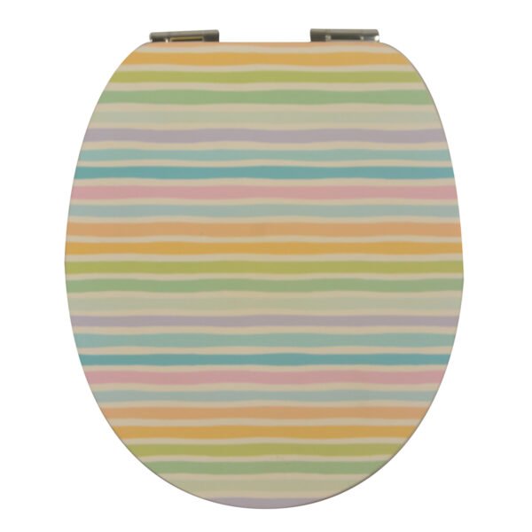 Elevate Your Bathroom Experience with Our High - Quality Solid WoodPrinted Colorful and Thickened Toilet Seat for Home Use