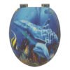 Wooden toilet seat cover mdf household universal toilet seat cover thickened flush toilet seat old-fashioned toilet plate accessories