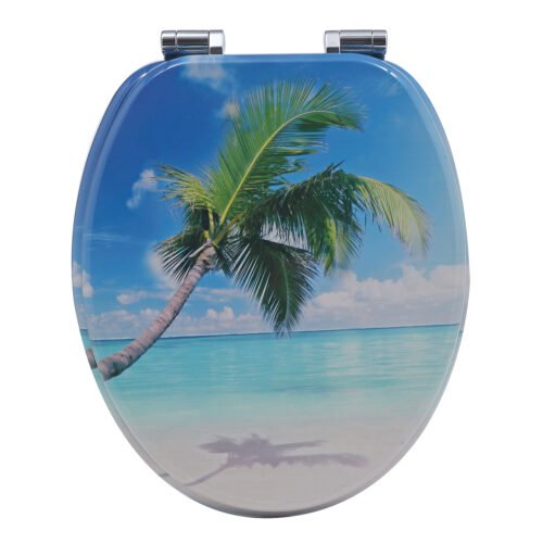 MDF Printed Colorful Thickened Toilet Seat