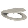 Marble Design Toilet Seat | Modern Minimalist Bathroom Essential | Durable MDF/PP/EAV Construction