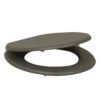Premium Dark Gray Toilet Seat Cover | Durable MDF/PP/EAV Construction