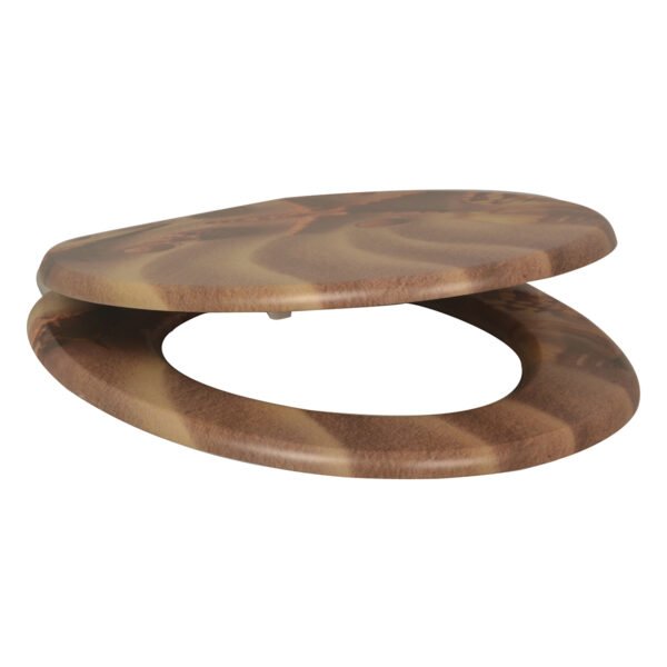 Beach Starfish Print Toilet Seat | Modern Minimalist Design for Hotel & Bedroom Bathrooms