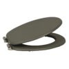 Premium Dark Gray Toilet Seat Cover | Durable MDF/PP/EAV Construction