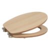 Natural Woodgrain Finish | Modern Toilet Seat Cover | MDF/PP/EAV Materials | Moisture-Resistant & Lightweight