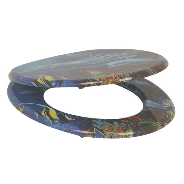 Wooden toilet seat cover mdf household universal toilet seat cover thickened flush toilet seat old-fashioned toilet plate accessories