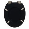 Modern Deep Blue Toilet Seat Cover – Premium MDF/PP/EAV Construction for Hotels & Homes