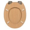 Premium Plywood Toilet Seat in Natural Wood Grain  Durable & Stylish