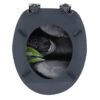 Solid Wood Printed Colorful and Thickened Toilet Seat for Home Use