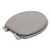 Light Gray Toilet Seat Cover | Premium MDF/PP/EAV Construction