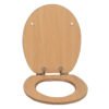 Premium Plywood Toilet Seat in Natural Wood Grain  Durable & Stylish
