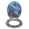 Wooden toilet seat cover mdf household universal toilet seat cover thickened flush toilet seat old-fashioned toilet plate accessories