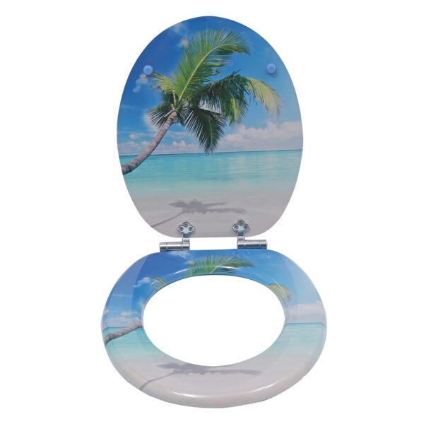 MDF Printed Colorful Thickened Toilet Seat